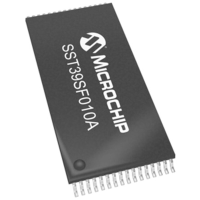 Microchip 1MB Parallel Flash Memory 32-Pin TSOP, SST39SF010A-70-4C-WHE