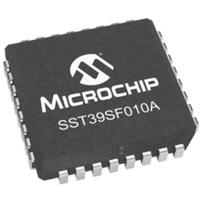 Microchip 1MB Parallel Flash Memory 32-Pin PLCC, SST39SF010A-70-4I-NHE