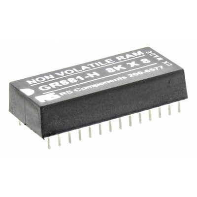 Greenwich Instruments 64kbit 70ns NVRAM, 28-Pin PDIP, GR881-HT