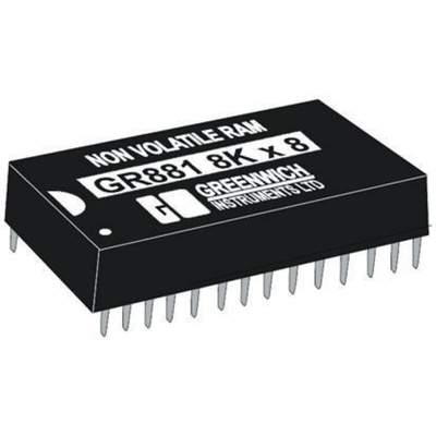 Greenwich Instruments 256kbit 70ns NVRAM, 28-Pin PDIP, GR3281-HT
