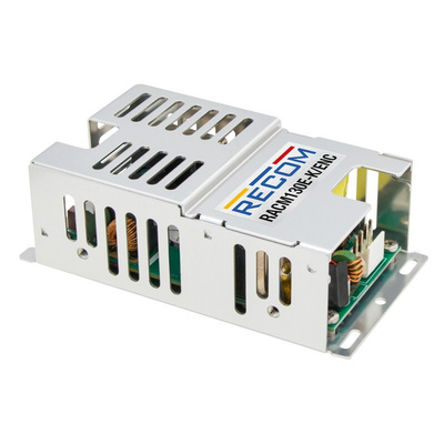 Recom, AC-DC Converter, 12 → 48 V dc, Enclosed 2"x4" RACM130E-48SK/ENC