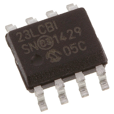Microchip SRAM, 23LC1024-I/SN- 1Mbit