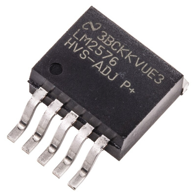 Texas Instruments, LM2576HVS-ADJ/NOPB Step-Down Switching Regulator, 1-Channel 3A Adjustable 5-Pin, D2PAK