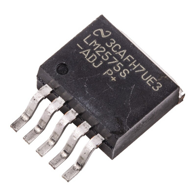 Texas Instruments, LM2575S-ADJ/NOPB Step-Down Switching Regulator, 1-Channel 1A Adjustable 5-Pin, D2PAK