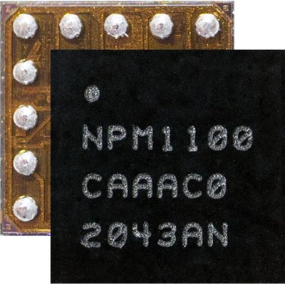 Nordic Semiconductor nPM1100-CAAA-R7, Battery Charge Controller IC, 4.1 V, 150mA, WLCSP