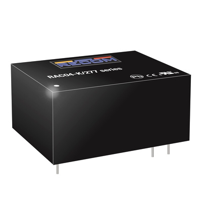 Recom, AC-DC Converter, 3.3 → 24 V dc 6-Pin, Standard RAC04-3.3SK/277