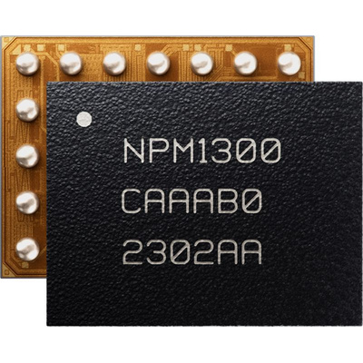 Nordic Semiconductor nPM1300-CAAA-R7, Li Ion Charger IC, 5.5 V, 50mA, WLCSP