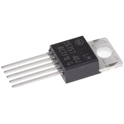 onsemi, LM2575T-ADJG Step-Down Switching Regulator, 1-Channel 1A Adjustable 5-Pin, TO-220