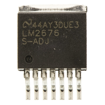 Texas Instruments, LM2676S-ADJ/NOPB Step-Down Switching Regulator, 1-Channel 3A Adjustable 7-Pin, D2PAK
