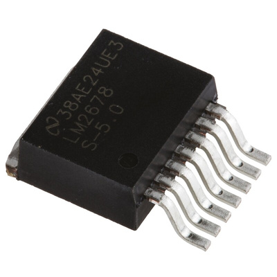 Texas Instruments, LM2678S-5.0/NOPB Step-Down Switching Regulator, 1-Channel 5A 7-Pin, D2PAK