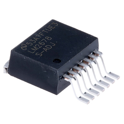 Texas Instruments, LM2678S-ADJ/NOPB Step-Down Switching Regulator, 1-Channel 5A Adjustable 7-Pin, D2PAK