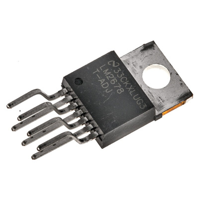 Texas Instruments, LM2678T-ADJ/NOPB Step-Down Switching Regulator, 1-Channel 5A Adjustable 7-Pin, TO-220