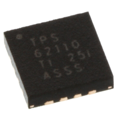 Texas Instruments, TPS62110RSAT Step-Down Switching Regulator, 1-Channel 1.5A Adjustable 16-Pin, QFN