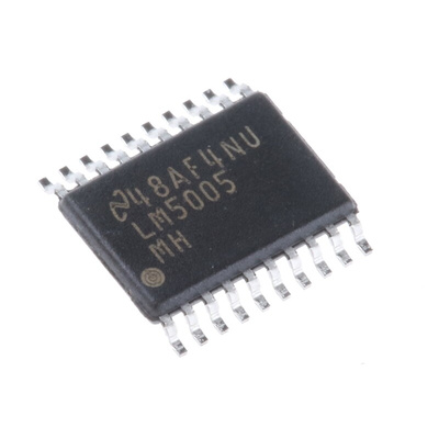 Texas Instruments, LM5005MH/NOPB Step-Down Switching Regulator, 1-Channel 2.5A Adjustable 20-Pin, TSSOP
