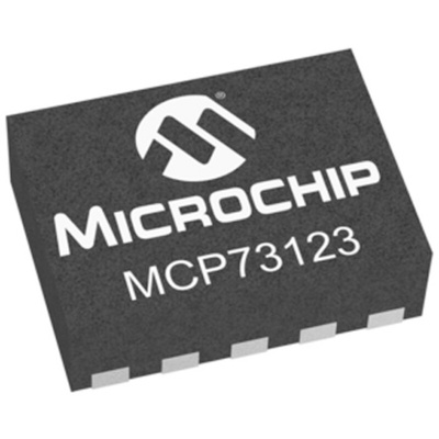 Microchip MCP73123-22SI/MF, Battery Charge Controller IC, 4.2 to 6.5 V, 1.1A 10-Pin, DFN