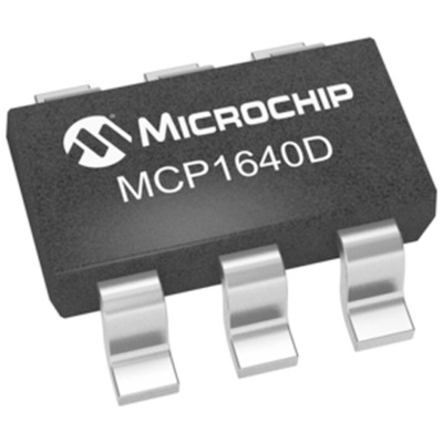 Microchip MCP1640DT-I/CHY, Boost Regulator, Step Up 350mA Adjustable, 575 kHz 6-Pin, SOT-23