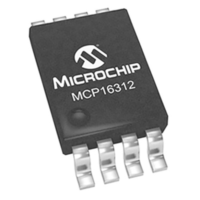 Microchip, MCP16312-E/MS Step-Down Switching Regulator, 1-Channel 1A Adjustable 8-Pin, MSOP