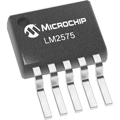 Microchip, LM2575WU Adjustable Switching Regulator, 1-Channel 1A Adjustable 5-Pin, D2PAK