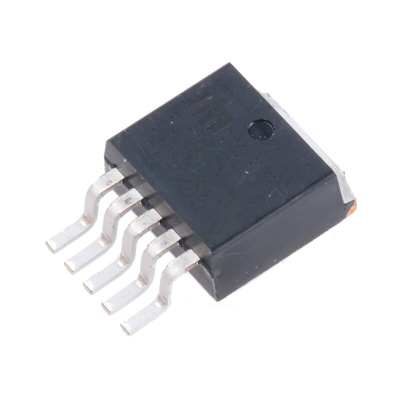 Texas Instruments LM2595SX-ADJ/NOPB, 1-Channel, Step Down DC-DC Converter, Adjustable, 2.4A 5-Pin, TO-263
