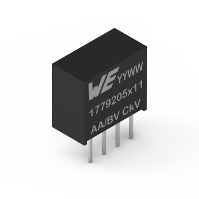Wurth Elektronik 1779205111, Isolated, Un-Regulated DC-DC Converter, 200mA