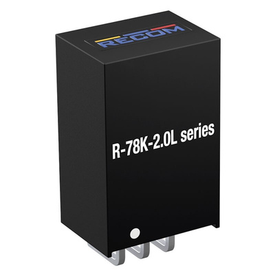 Recom R-78K1.2-2.0L, 1-Channel, Non-Isolated DC-DC Converter, Current, Voltage, 2A 3-Pin, SIP3