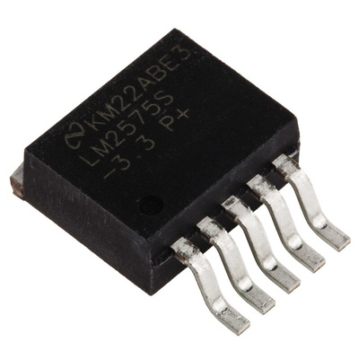 Texas Instruments, LM2575S-3.3/NOPB Step-Down Switching Regulator, 1-Channel 1A 5-Pin, D2PAK