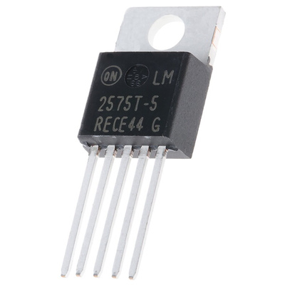 onsemi, LM2575T-5G Step-Down Switching Regulator, 1-Channel 1A 5-Pin, TO-220