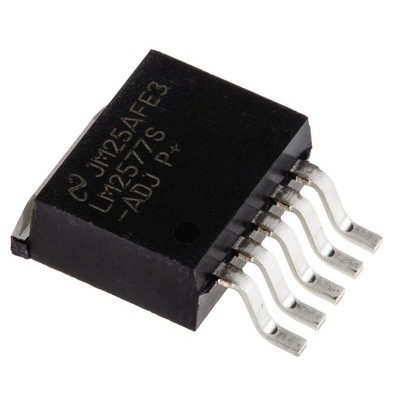 Texas Instruments LM2577S-ADJ/NOPB, 1-Channel, Step Up DC-DC Converter, Adjustable 5-Pin, TO-263