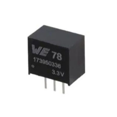 Wurth Elektronik 173950336, 1-Channel, Step Down DC-DC Converter, 500mA 3-Pin, SIP