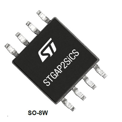 STMicroelectronics STGAP2SICSC Galvanic Isolated MOSFET Power Driver, 4A 8-Pin, SO-8W