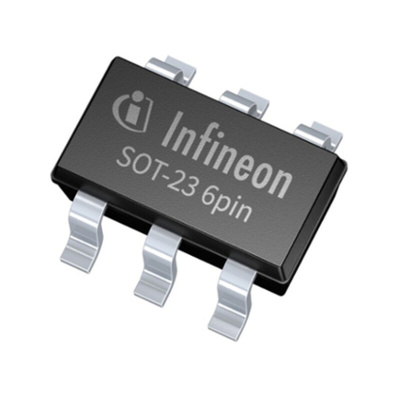 Infineon 1ED44173N01BXTSA1, 2.6 A, 8.6 to 20V 6-Pin, PG-SOT23-6-3