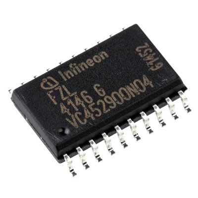 Infineon FZL4146GGEGXT Quad High Side MOSFET Power Driver, 1.6mA 20-Pin, DSO