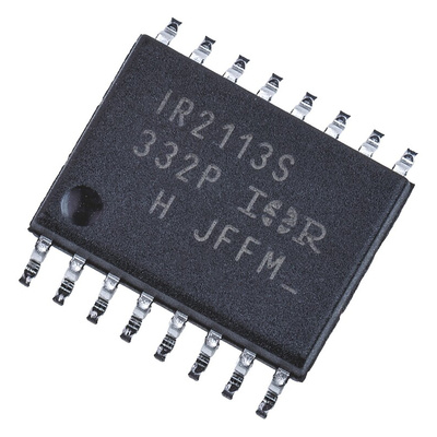 Infineon IR2113SPBF, MOSFET 2, 2.5 A, 20V 16-Pin, SOIC W