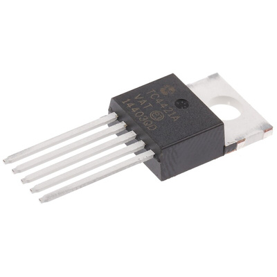 Microchip TC4421AVAT, MOSFET 1, 10 A, 18V 5-Pin, TO-220