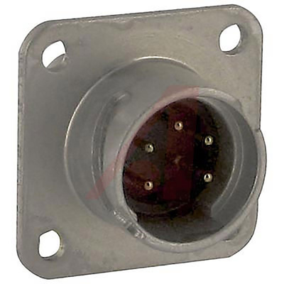 Amphenol Industrial Solder Circular Connector, 5 Contacts, Panel Mount Miniature