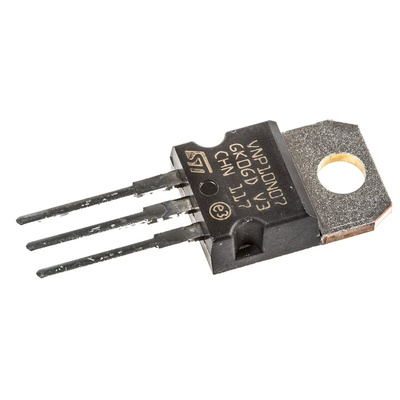 STMicroelectronics VNP10N07-E, OMNIFET: Fully Autoprotected Power MOSFET Power Switch IC 3-Pin, TO-220