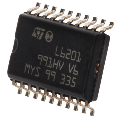 STMicroelectronics L6201,  Brushed Motor Driver IC, 48 V 1A 20-Pin, SOIC