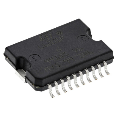 STMicroelectronics L6201PSTR,  Brushed Motor Driver IC, 48 V 4A 20-Pin, PowerSO