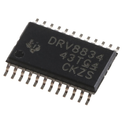 Texas Instruments DRV8834PWP, Stepper Motor Driver IC, 10.8 V 1.5A 24-Pin, HTSSOP