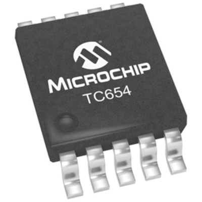 Microchip TC654EUN, BLDC Motor Driver IC, 5 V 10-Pin, MSOP