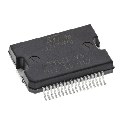 STMicroelectronics L6474PD, Stepper Motor Driver IC, 45 V 3A 36-Pin, PowerSO