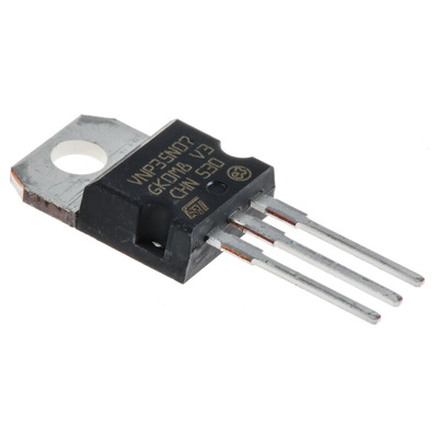 STMicroelectronics VNP35N07-E, OMNIFET: Fully Autoprotected Power MOSFET Power Switch IC 3-Pin, TO-220