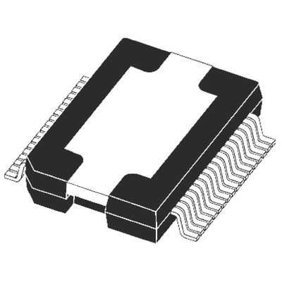 STMicroelectronics L6230PD, BLDC Motor Driver IC, 52 V 1.4A 36-Pin, PowerSO