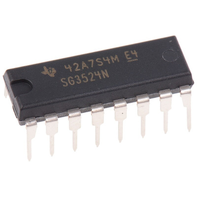 Texas Instruments SG3524N, Dual PWM Controller, 40 V, 450 kHz 16-Pin, PDIP