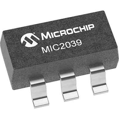 Microchip MIC2039AYM6-TR, 1High Side, Adjustable Current-Limit Power Switch IC 6-Pin, SOT-23