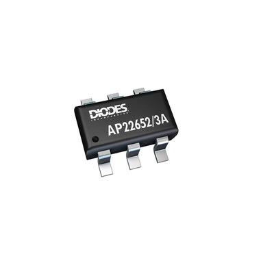 DiodesZetex AP22652AW6-7High Side, Current Limit Power Switch Power Switch IC 6-Pin, SOT-26