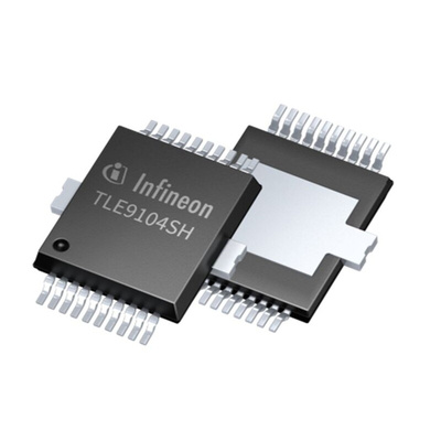 Infineon TLE9104SHXUMA1, QuadLow Side, Powertrain Switch Power Switch IC