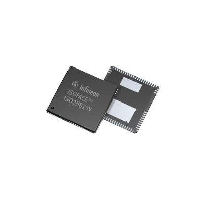 Infineon ISO2H823V25XUMA1 8High Side, High-Side Switch Power Switch IC 70-Pin, PG-VQFN-70-2