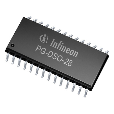 Infineon TLE72422GXUMA2, Quad PWM Controller, 42 V, 40 kHz 28-Pin, DSO