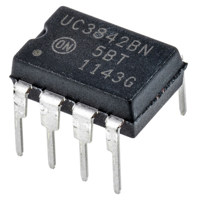 onsemi UC3842BNG, PWM Controller, 500 kHz 8-Pin, PDIP